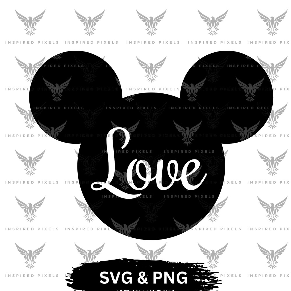 Mickey Head SVG Mickey Mouse Head Love SVGMickey Mouse SVGMickey Head PNG Mickey Head Mickey Mouse 0
