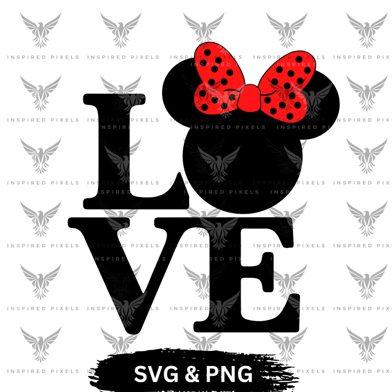 Minnie Head SVG Minnie Love Cricut SVG Minnie Mouse SVG Minnie Head PNG Minnie Head Minnie Love Cri 0