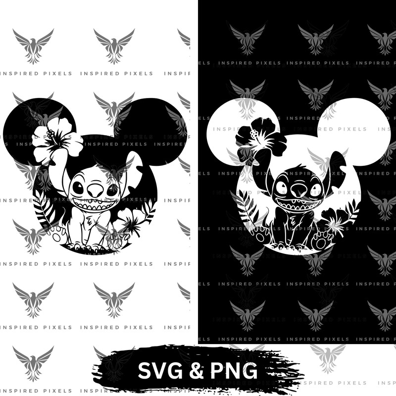 Stitch Mickey Head SVGMickey Head SVGStitch Mickey Head PNGMickey Mouse PNGMickey Head SVGBlack Mic 0