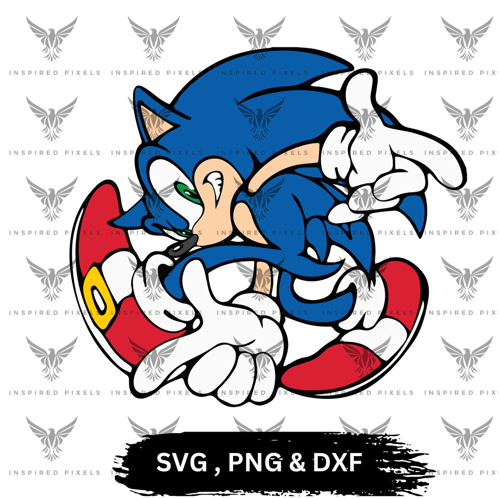 Super Sonic Svg Sonic Svg Sonic Png Sonic Svg Png Cricut Sonic Svg Silhouette Sonic Svg Transparent 0