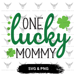 one lucky mommy svg, one lucky mommy png, saint patrick's day leaf svg,saint patricks day png