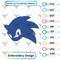 Sonic Embroidery Sonic Embroidery Design Super Sonic Sonic Embroidery Design Sonic Embroidery Patch 0