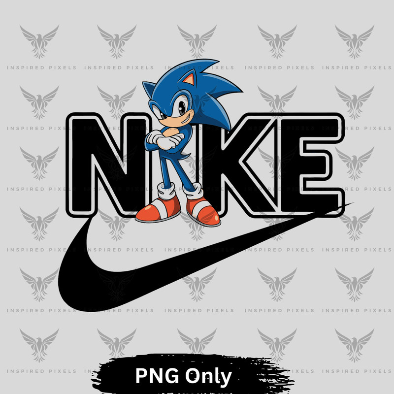 Sonic Nike PngNike Sonic PNGSonic Nike Logo PNG Sonic The Hedgehog PNG Nike Sonic Game PNGJust Do I 0