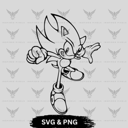 sonic outline svg,sonic outline png,super sonic svg png,sonic svg,sonic png,sonic svg black and white,cricut sonic svg