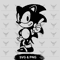 Sonic Outline Svgsonic Outline Pngsuper Sonic Svg Pngsonic Svg2sonic Pngsonic Svg Black And Whitecr 0
