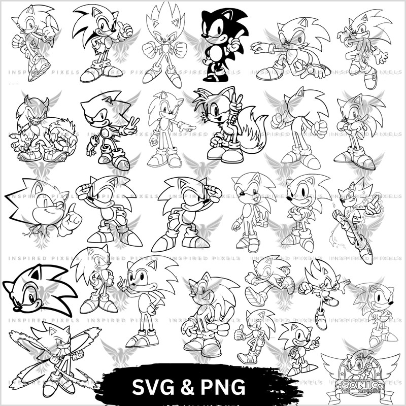 Sonic Outline Svg Bundlesonic Outline Png Bundlesuper Sonic Svg Pngsonic Svgsonic Pngsonic Svg Blac 0