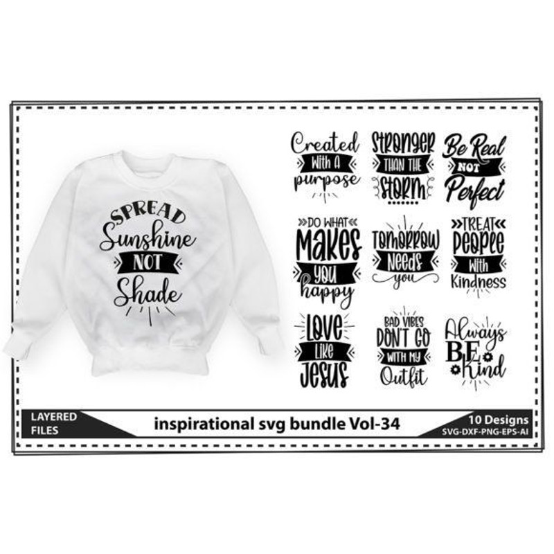 Inspirational Svgs Bundle 0