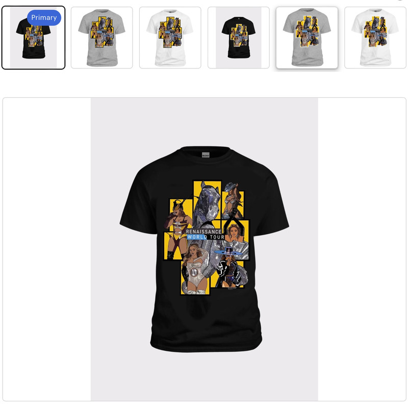 Beyonce Unisex TShirt Renaissance World Tour 0