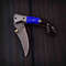 RIBF 3 HANDMADE DAMASCUS LINER LOCK FOLDING KNIFE 3