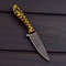 Handmade Damascus Karambit Liner Lock Knife 0