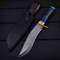 BOWIE KNIFE WITH BRASS HANDLE 0