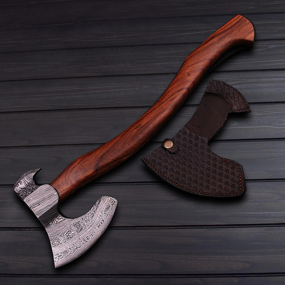 Damascus Viking Axe 1