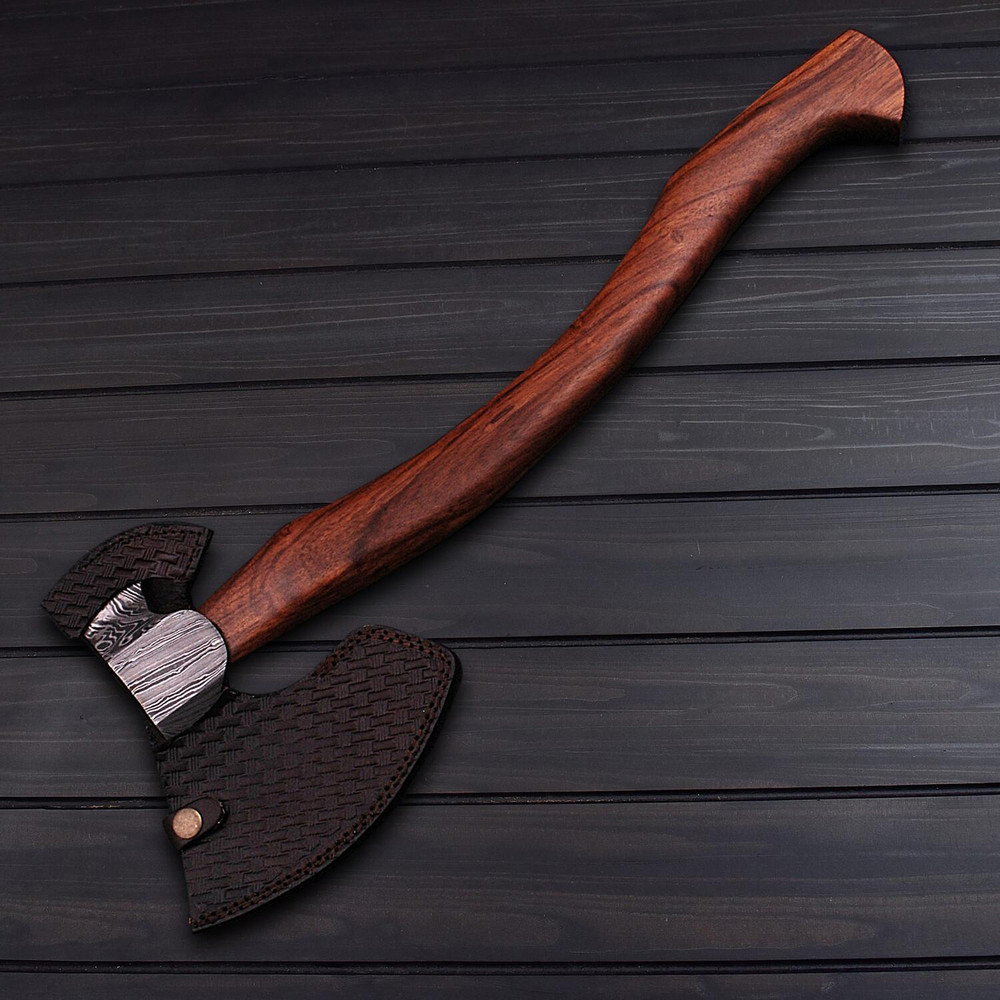 Damascus Viking Axe 2