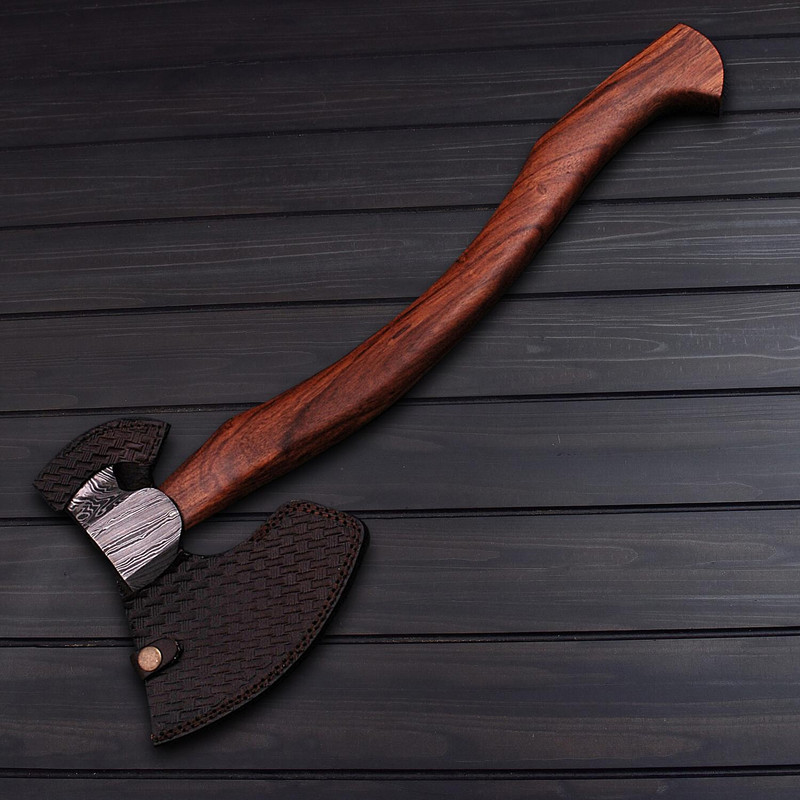 Damascus Viking Axe 2