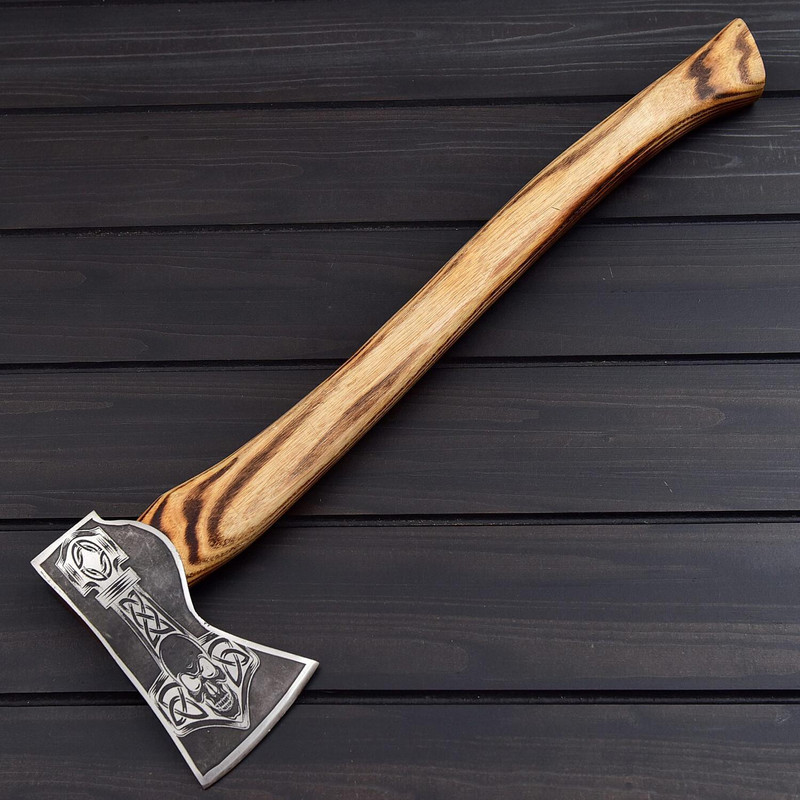 Skull Viking Axe 0