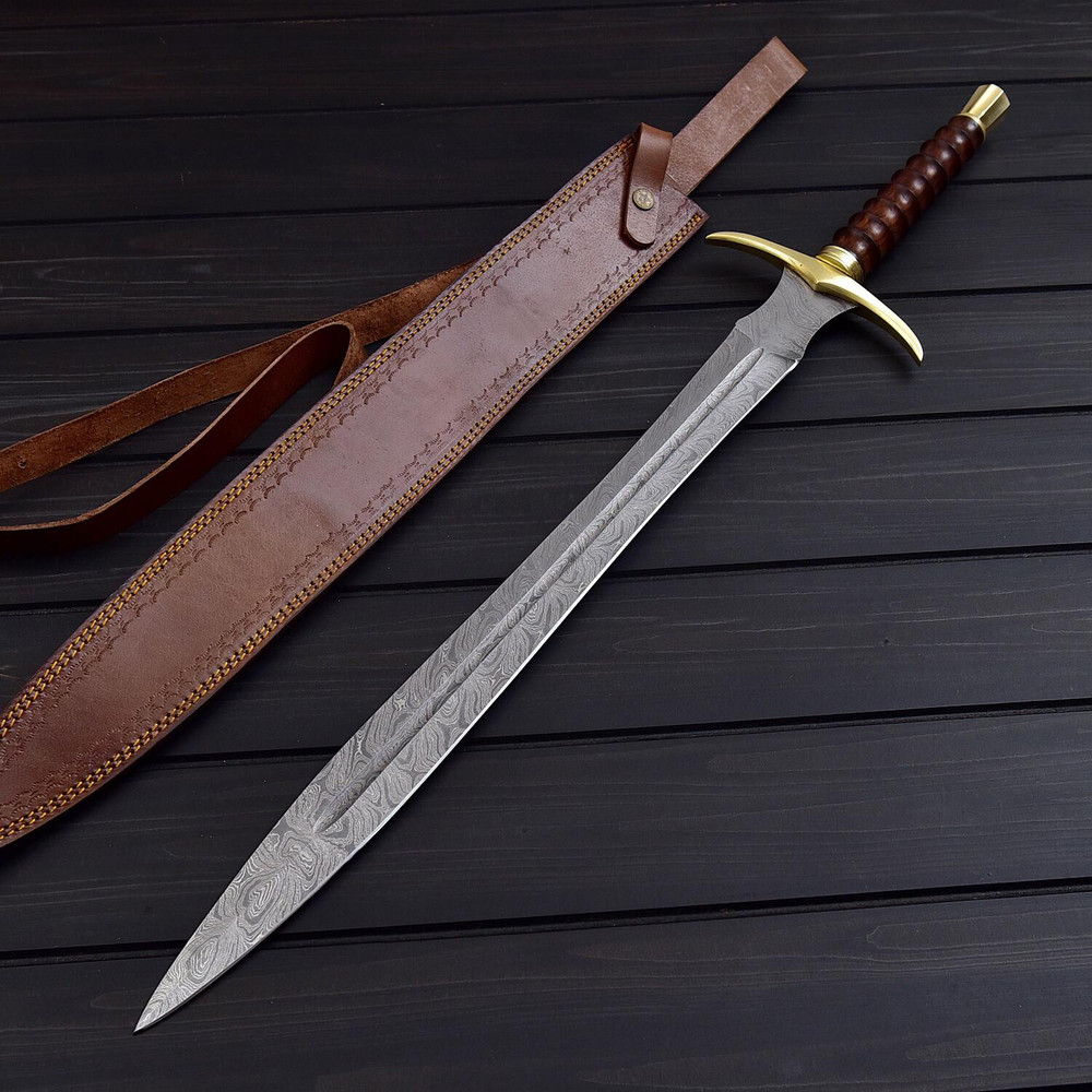 Damascus Viking Sword 1