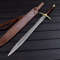 Damascus Viking Sword 1