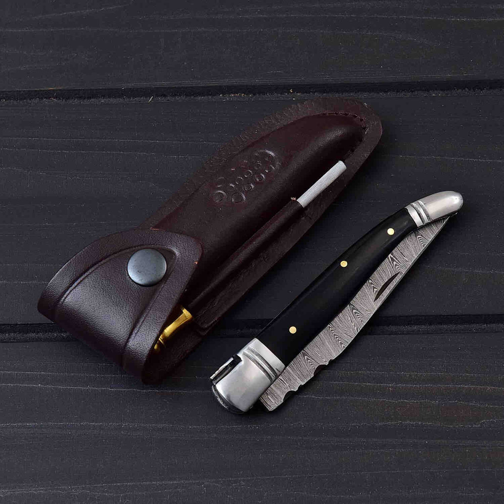 DAMASCUS LAGUIOLE POCKET KNIFE 3