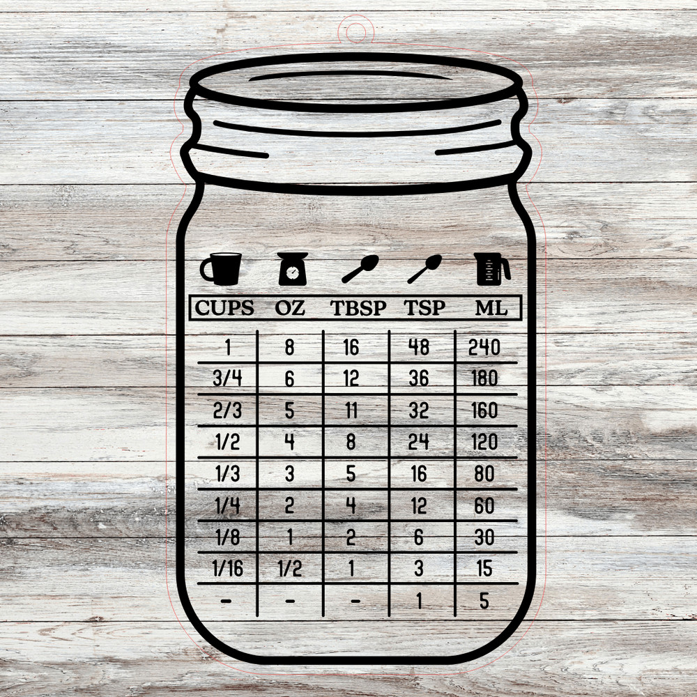 Kitchen Conversions Svg Bundle Kitchen Conversion Chart SVG Kitchen Measurements Vintage Design Svg 2
