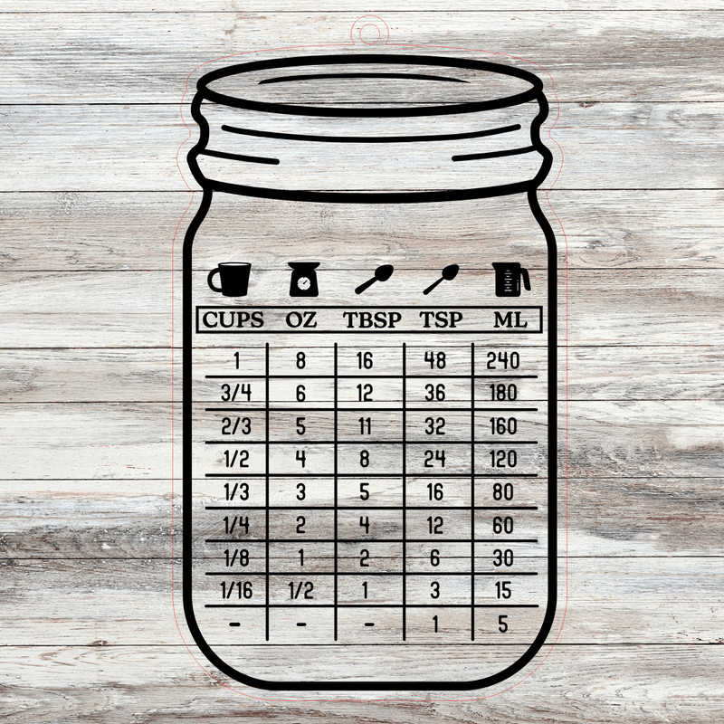Kitchen Conversions Svg Bundle Kitchen Conversion Chart SVG Kitchen Measurements Vintage Design Svg 2