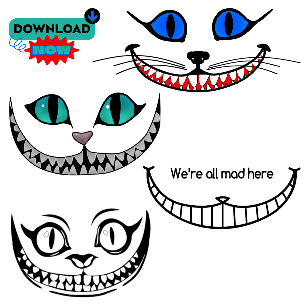 Cheshire Cat Smile Png Transparent Cheshire Cat Smile Tattoo Visage De Chat Du Cheshire Png Sourire 0
