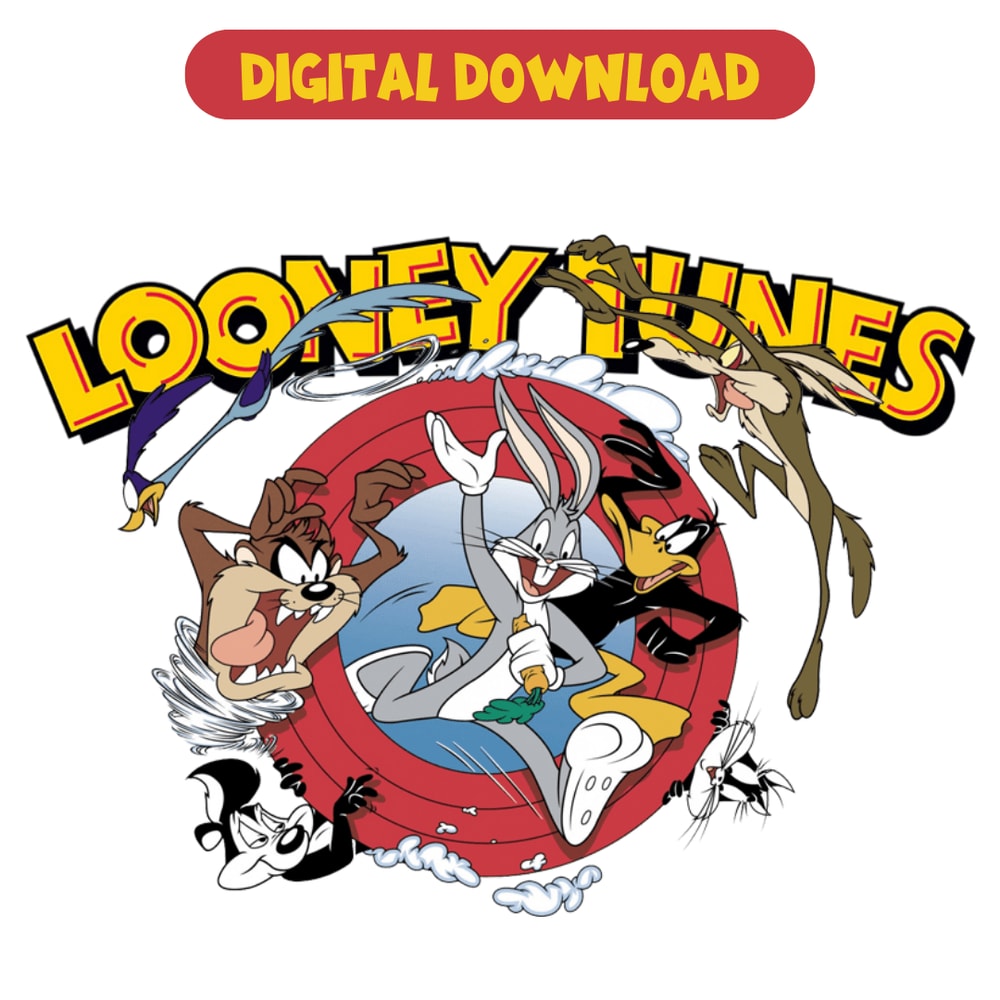 Funny Cartoon Character Group PNG Retro Classic Characters Digital Download Vintage Comic Style Sub 0