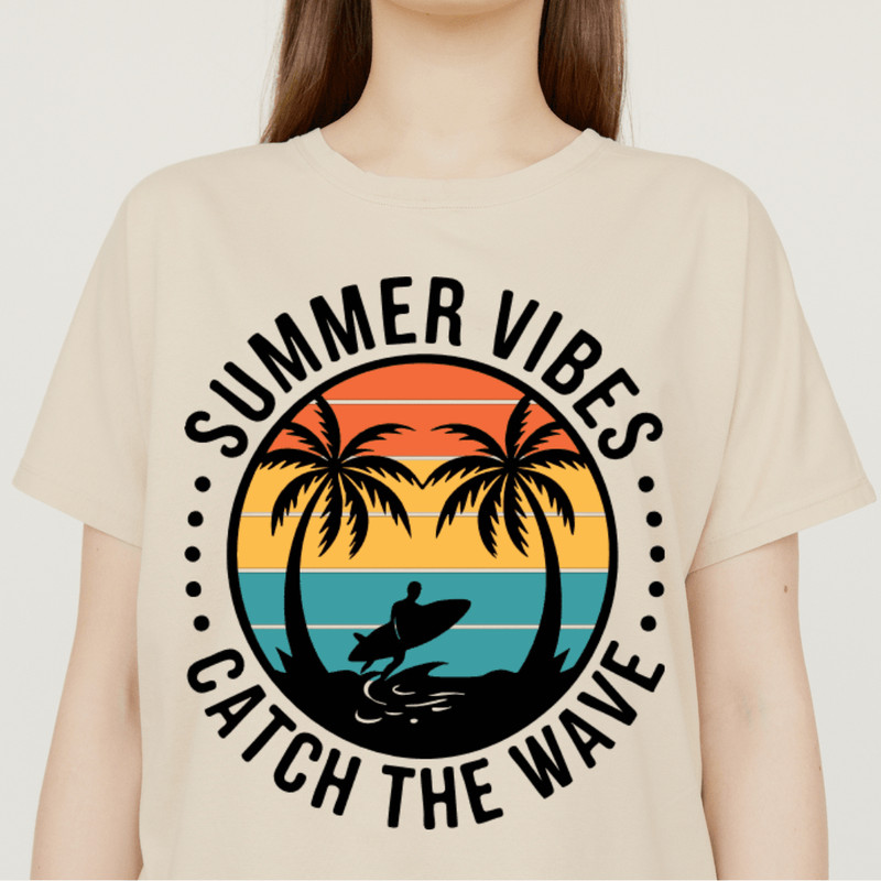 Summer Vibes Png Summer Design Shirt Png Trendy Summer Vibe Png Designs 0