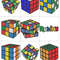 RUBIKS CUBE COLLECTION Embroidery Machine Designs PES JEF HUS DST EXP VIP XXX 0