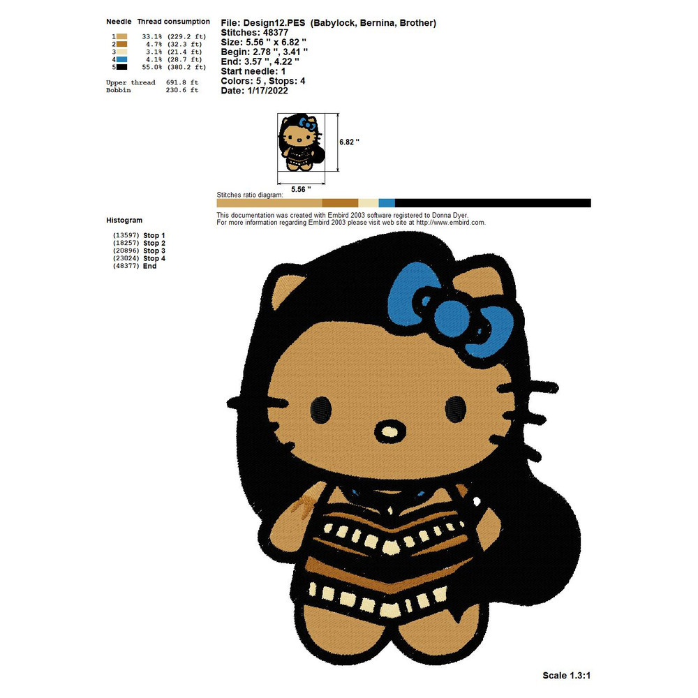 HELLO KITTY DISNEY PRINCESS KITTY Embroidery Machine Designs PES JEF HUS DST EXP VIP XXX 7