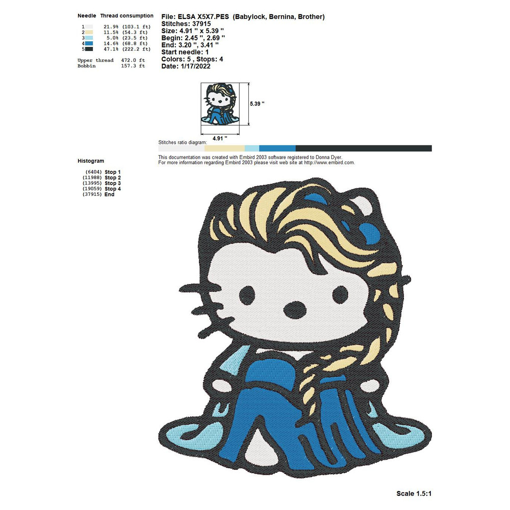 HELLO KITTY DISNEY PRINCESS KITTY Embroidery Machine Designs PES JEF HUS DST EXP VIP XXX 13