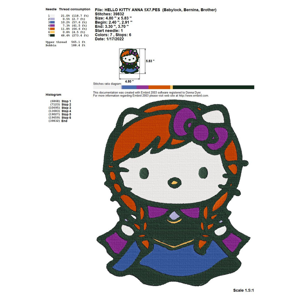 HELLO KITTY DISNEY PRINCESS KITTY Embroidery Machine Designs PES JEF HUS DST EXP VIP XXX 14