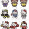 HELLO KITTY SPORTS KITTY Embroidery Machine Designs PES JEF HUS DST EXP VIP XXX 0