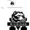 COLLEGE SPORTS UNIVERSITY MICHIGAN WOLVERINES LOGOS Embroidery Machine Designs 12