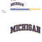 COLLEGE SPORTS UNIVERSITY MICHIGAN WOLVERINES LOGOS Embroidery Machine Designs 13