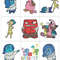 INSIDE OUT CARTOON CHARACTERS Embroidery Machine Designs PES JEF HUS DST EXP VIP XXX 2