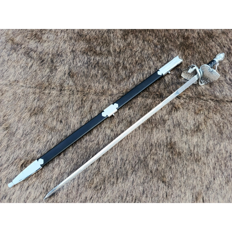 Legend Of Zorro Rapier Sword With Scabbard Gift For Him Movie Sword 1