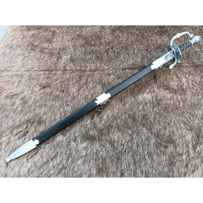 Legend Of Zorro Rapier Sword With Scabbard Gift For Him Movie Sword 7