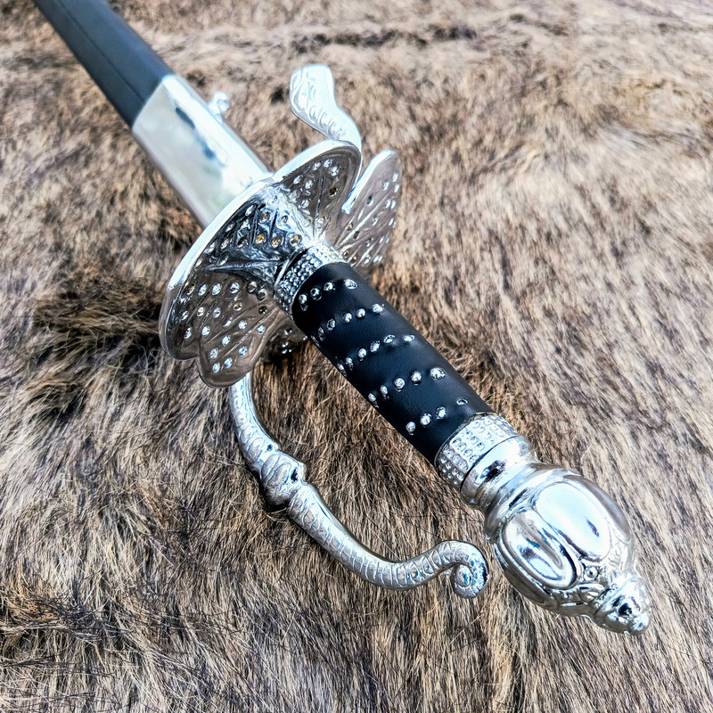 Legend Of Zorro Rapier Sword With Scabbard Gift For Him Movie Sword 8