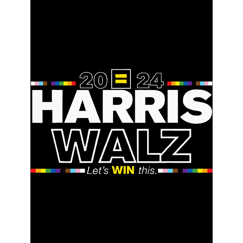 2024 Harris Waiz Lets Win This Election President 2024 PNG 0