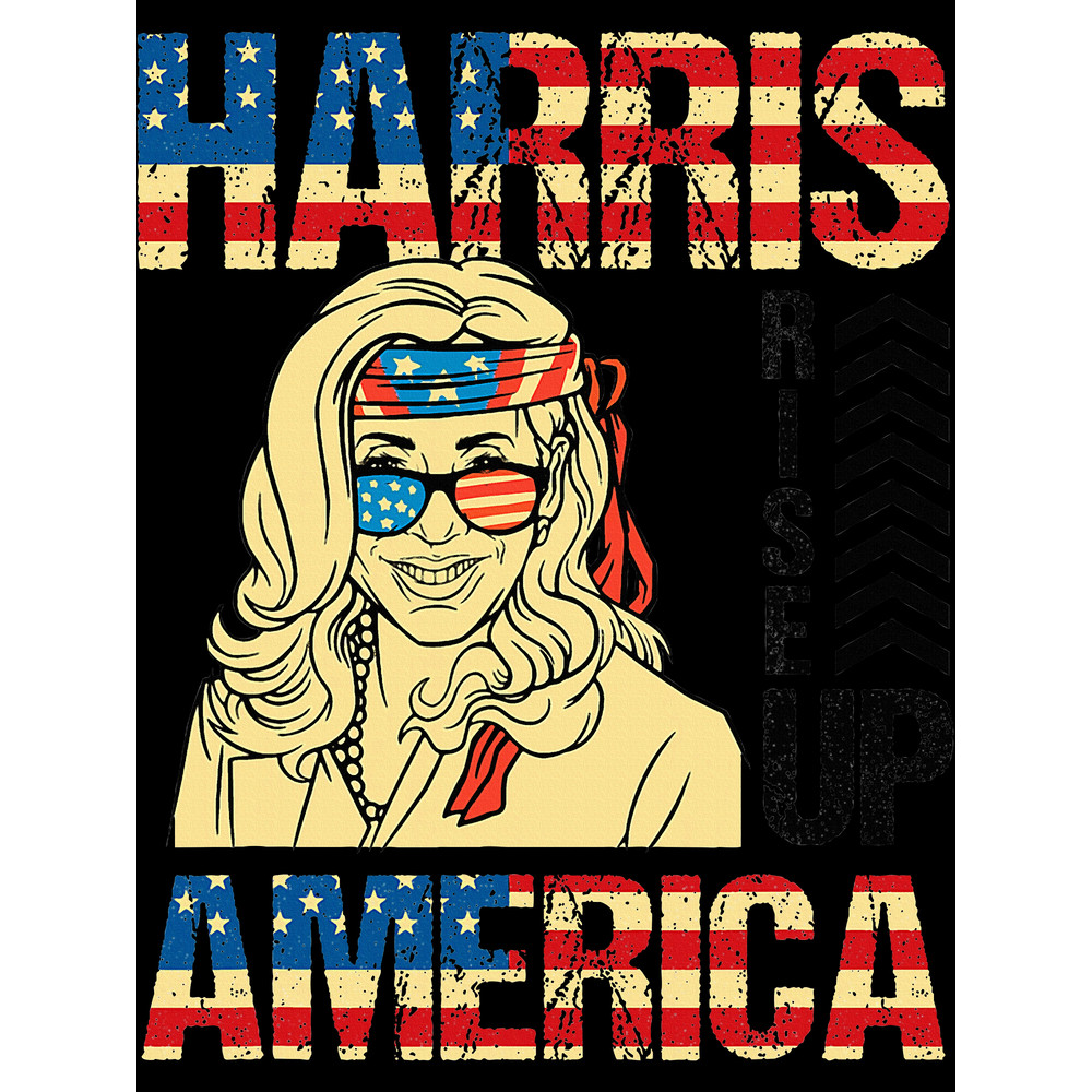Harris Rise Up America Kamala Harris PNG 0