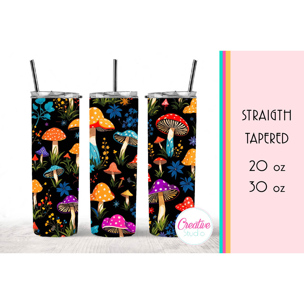 Hroom Colors Tumbler Sublimation Design Straight And Tapered Tumbler Wrap 0