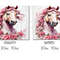 Horse Flowers Tumbler Sublimation Design Straight And Tapered Tumbler Wrap 1