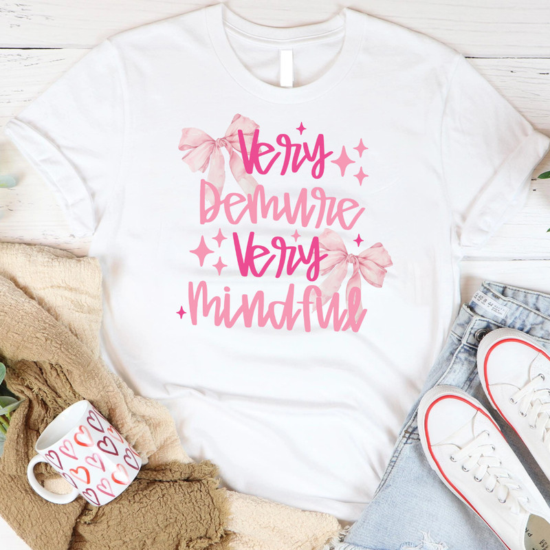 Very Demure Very Mindful Coquette Bow Cutesy PNG 0