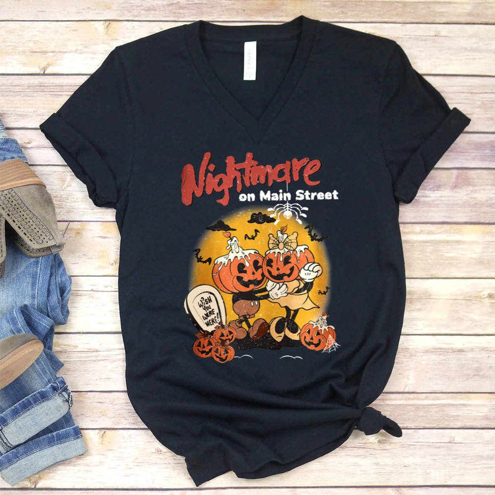 Vintage Nightmare On Mainstreet Halloween Pumpkin Head PNG 0