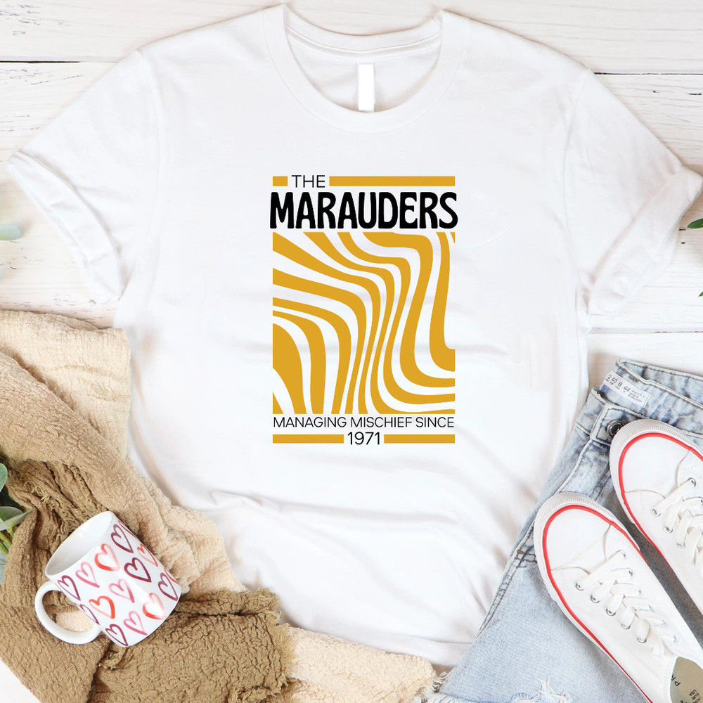 The Marauders Retro White PNG 0