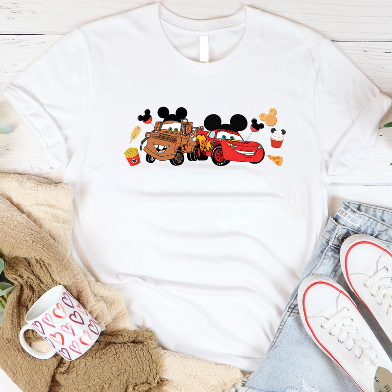 Lightning McQueen And Mater Disney Cars Family Halloween Christmas PNG 0