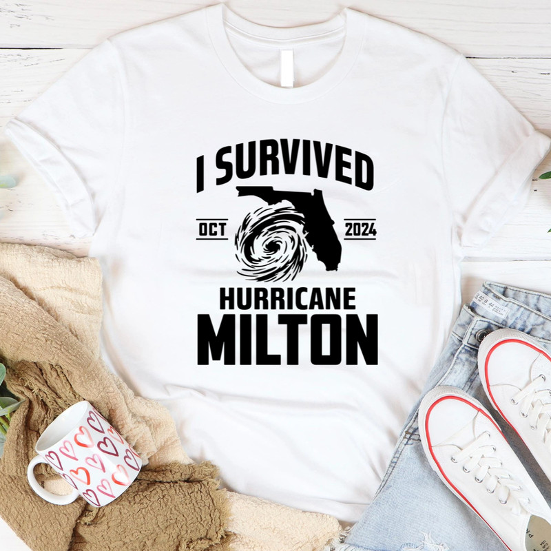 I Survived Hurricane Milton Florida Tropical Storm PNG 0