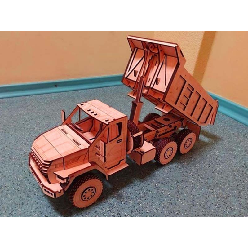 Dump Truck Template 3D ModelDXF CDR And AI Formats 1