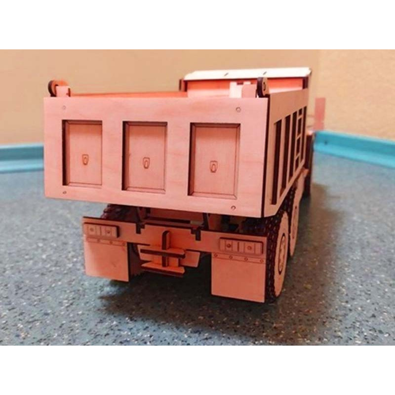 Dump Truck Template 3D ModelDXF CDR And AI Formats 3