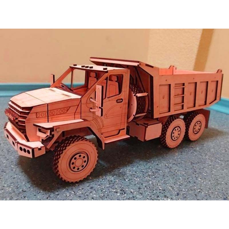 Dump Truck Template 3D ModelDXF CDR And AI Formats 2